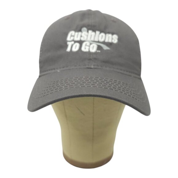 Cushions To Go Mesh Strapback Cap Embroidered Logo Trucker Baseball Hat Outdoor - Picture 9 of 13